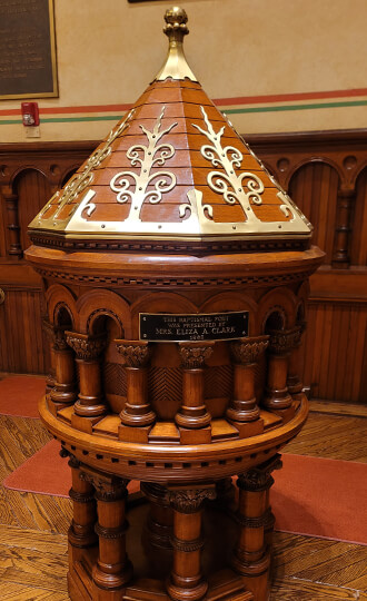 Baptismal font