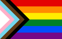 Progressive Pride flag